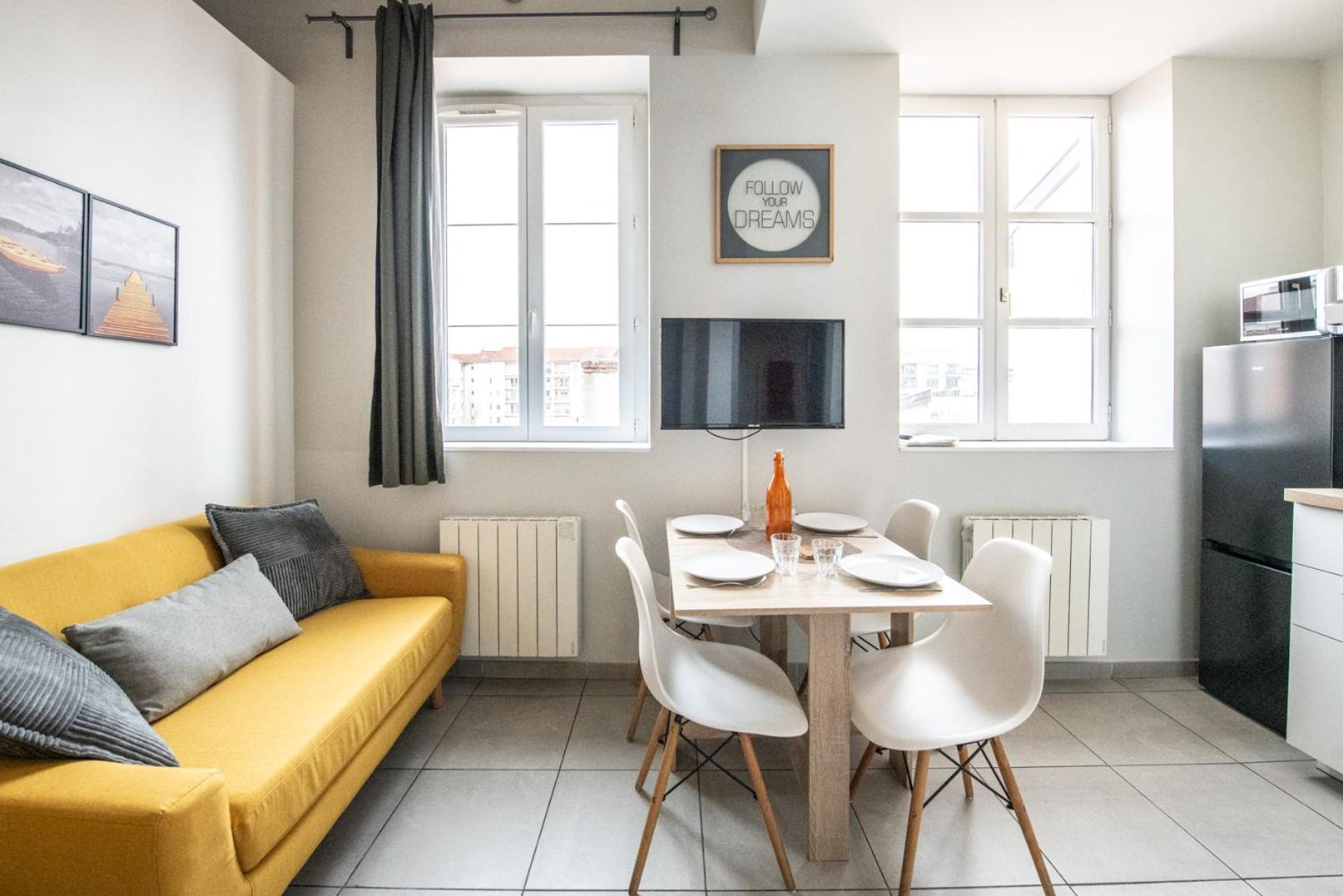 Duplex Scandinave A Cosy Et Calme - Lyon Part-Dieu Eksteriør billede
