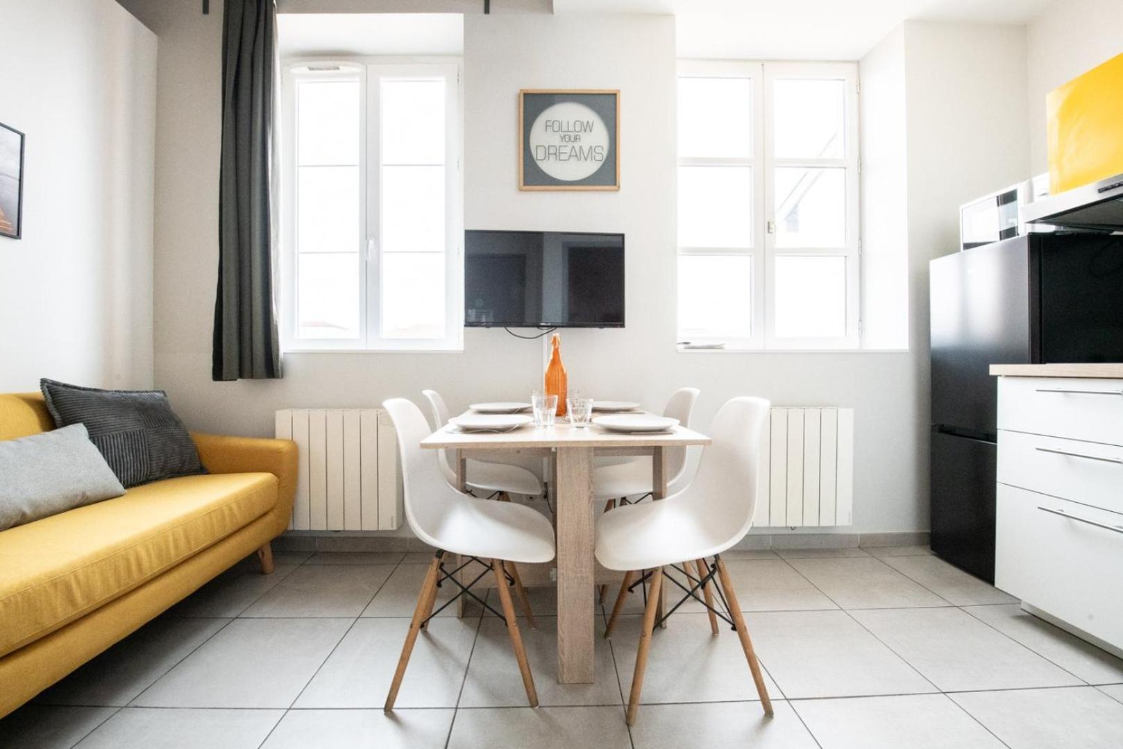 Duplex Scandinave A Cosy Et Calme - Lyon Part-Dieu Eksteriør billede